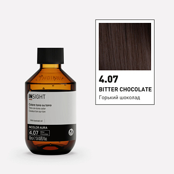 Краска для волос AURA 4.07 BITTER CHOCOLATE (100 мл)