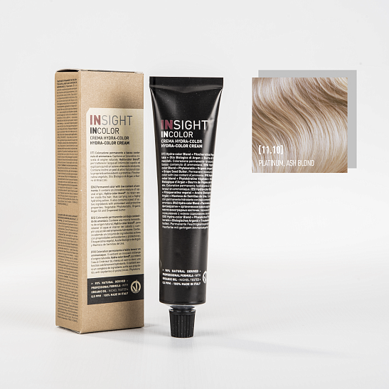 Краска для волос 11.10 платиново-пепельный блонд PLATINUM ASH BLOND INCOLOR INSIGHT PROFESSIONAL