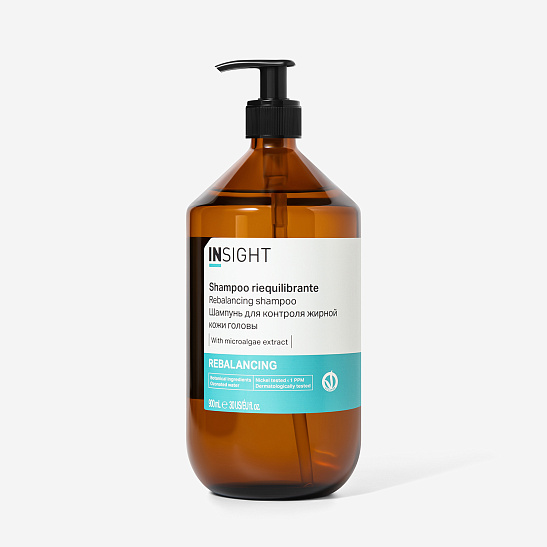 REBALANCING Шампунь для контроля жирной кожи головы 900 мл