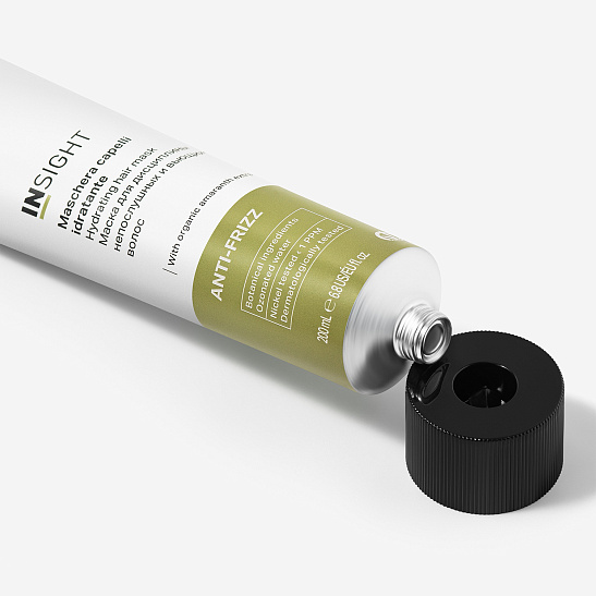 Маска для дисциплины непослушных и вьющихся волос ANTI-FRIZZ 200 мл