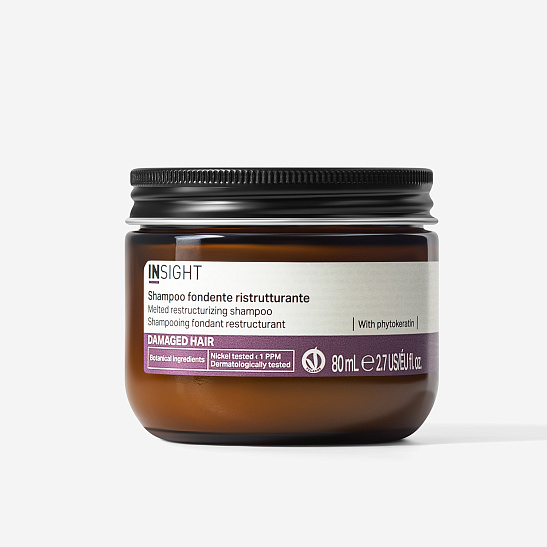Шампунь-воск DAMAGED HAIR для восстановления поврежденных волос 80мл Melted care