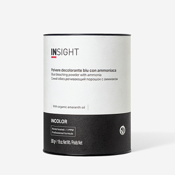 Синий обесцвечивающий порошок с маслом Амаранта и Сафлора BLUE BLEACHING POWDER 500 гр