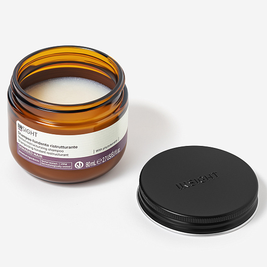 Шампунь-воск DAMAGED HAIR для восстановления поврежденных волос 80мл Melted care