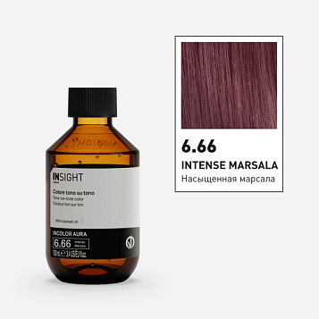 Краска для волос AURA 6.66 INTENSE MARSALA (100 мл)